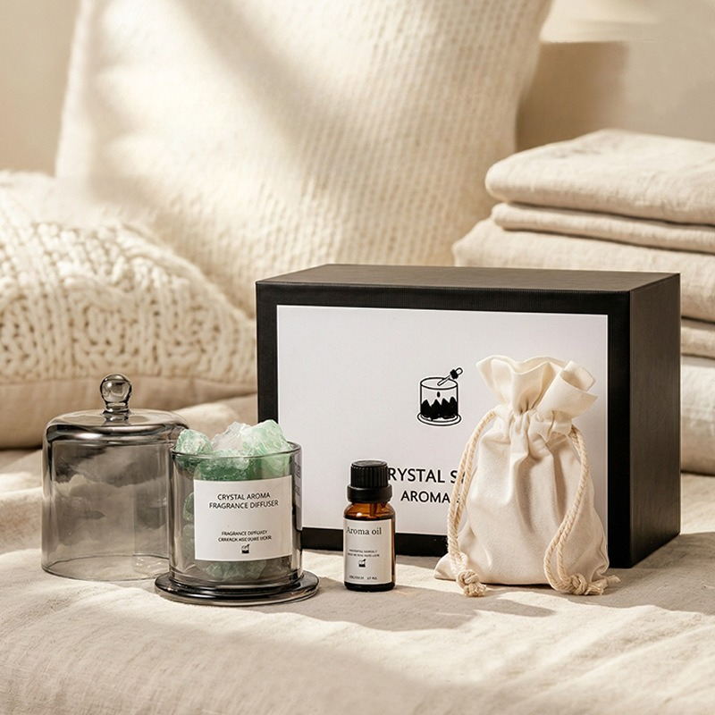 Home Fragrance Gift Set - Подарочный набор для ароматерапии с кристаллическим