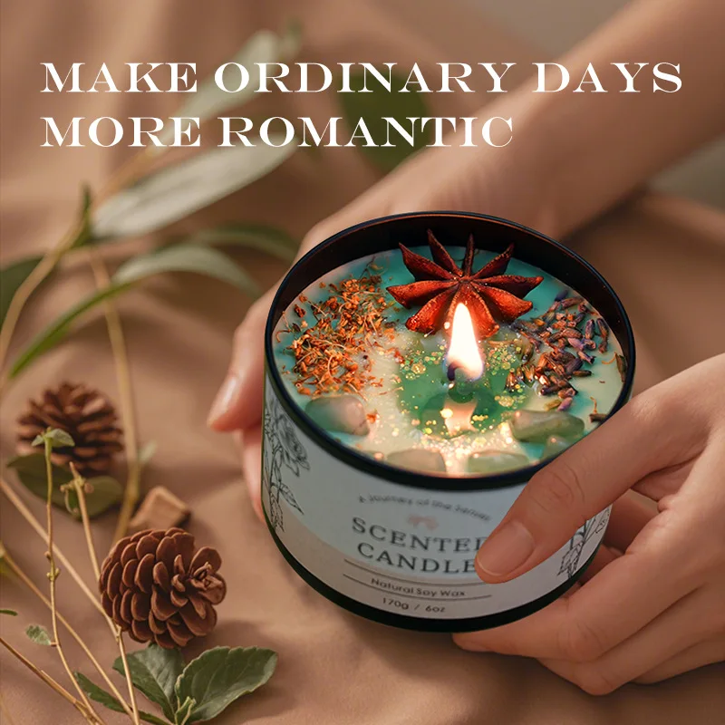Home Fragrance Usa - Креативная хрустальная ароматерапевтическая свеча 6 унций