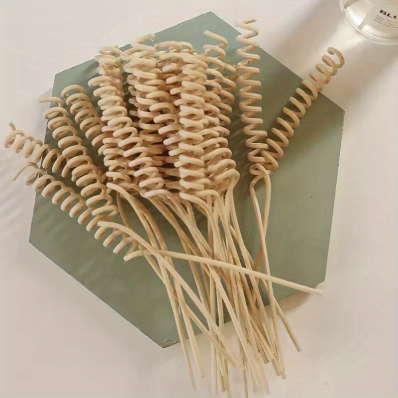 Reed Diffuser Set - 10 шт., изогнутые палочки из ротанга