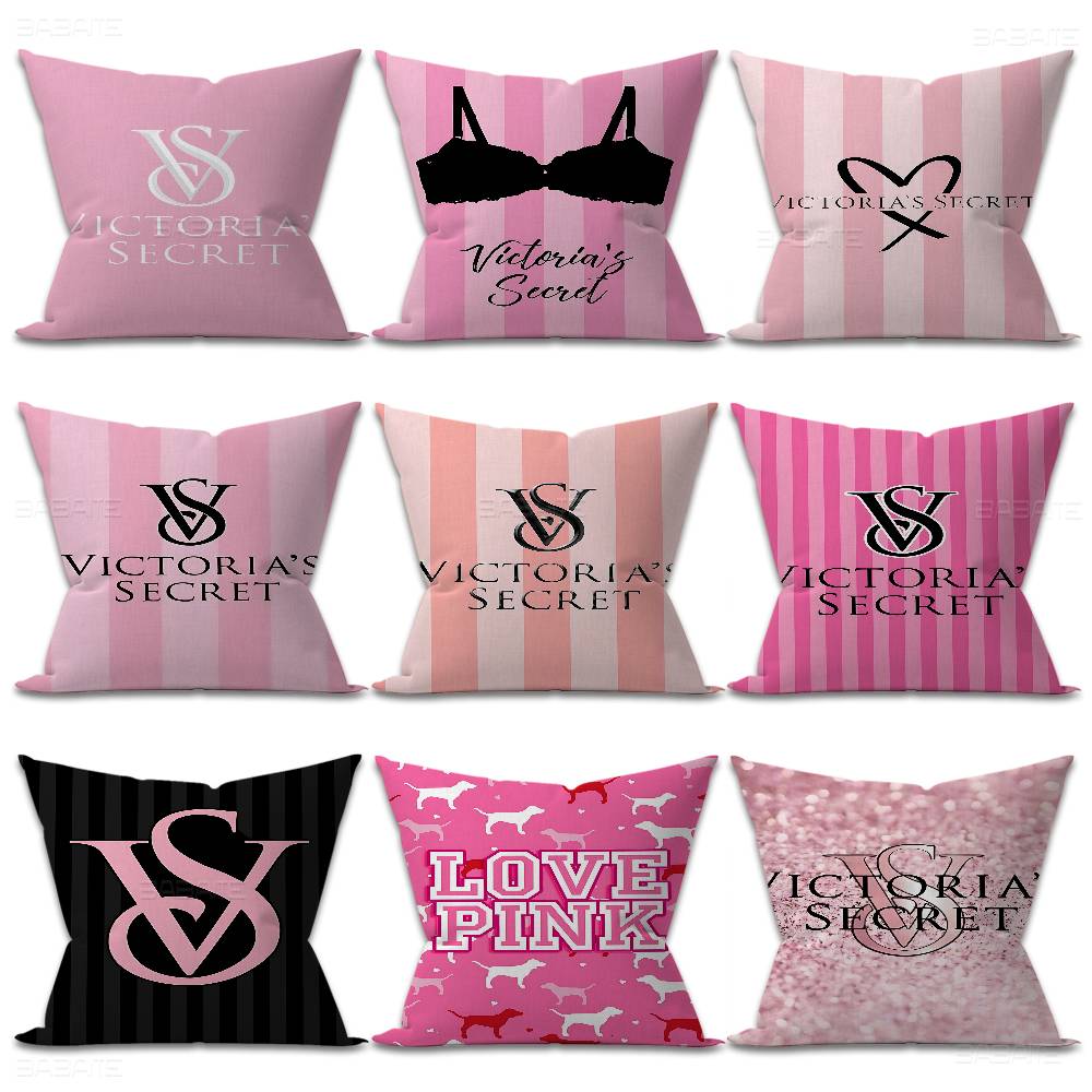 Home Fragrance Victoria Secret - Подушка V-Victorias-Fashion-S-Secret в подарок, декоративная подушка