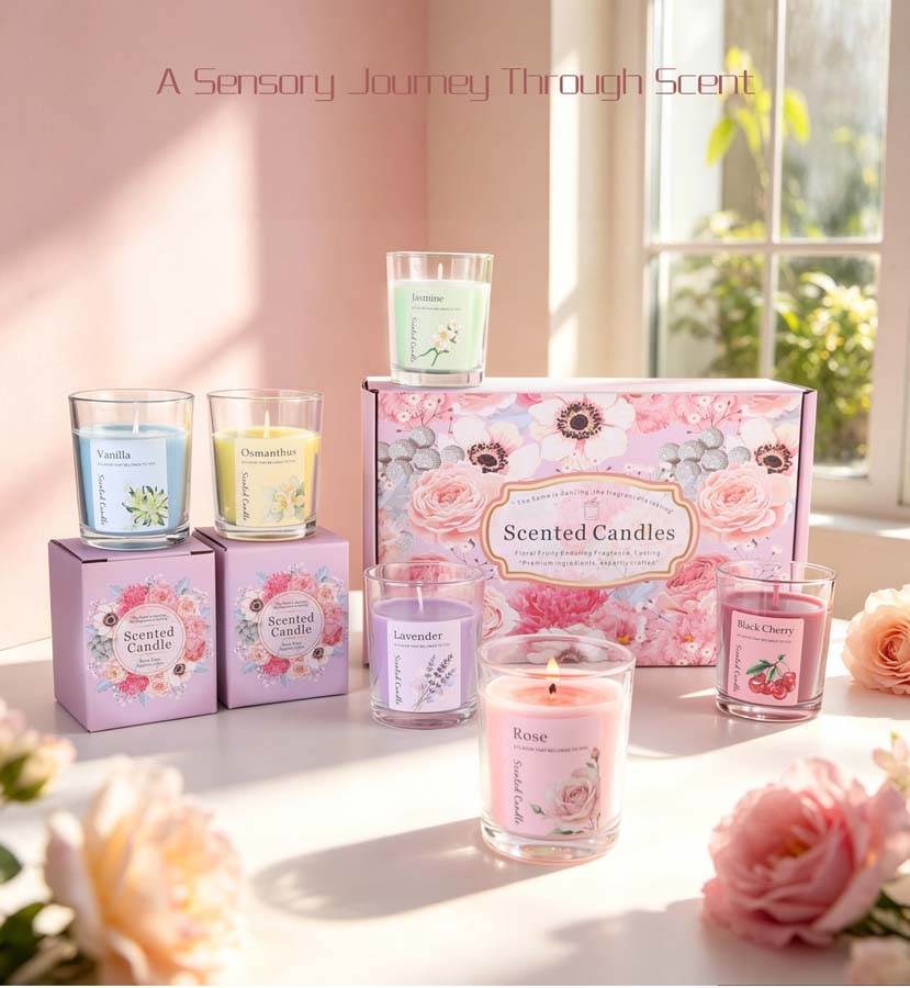 Набор ароматических свечей для – обзор и цена Home Fragrance Gift Set