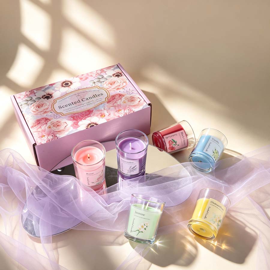 Набор ароматических свечей для – обзор и цена Home Fragrance Gift Set